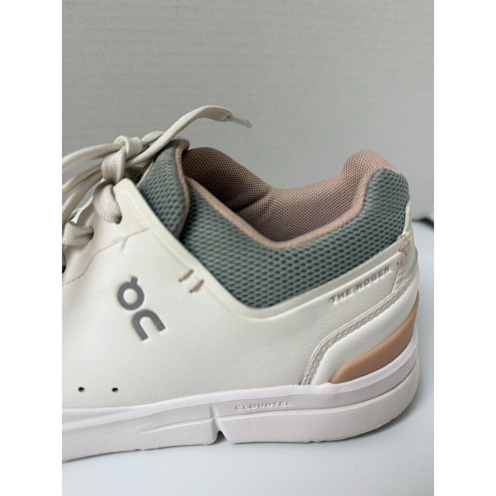 On Cloud THE ROGER Advantage Sneakers White Rose 8.5 - Picture 8 of 15